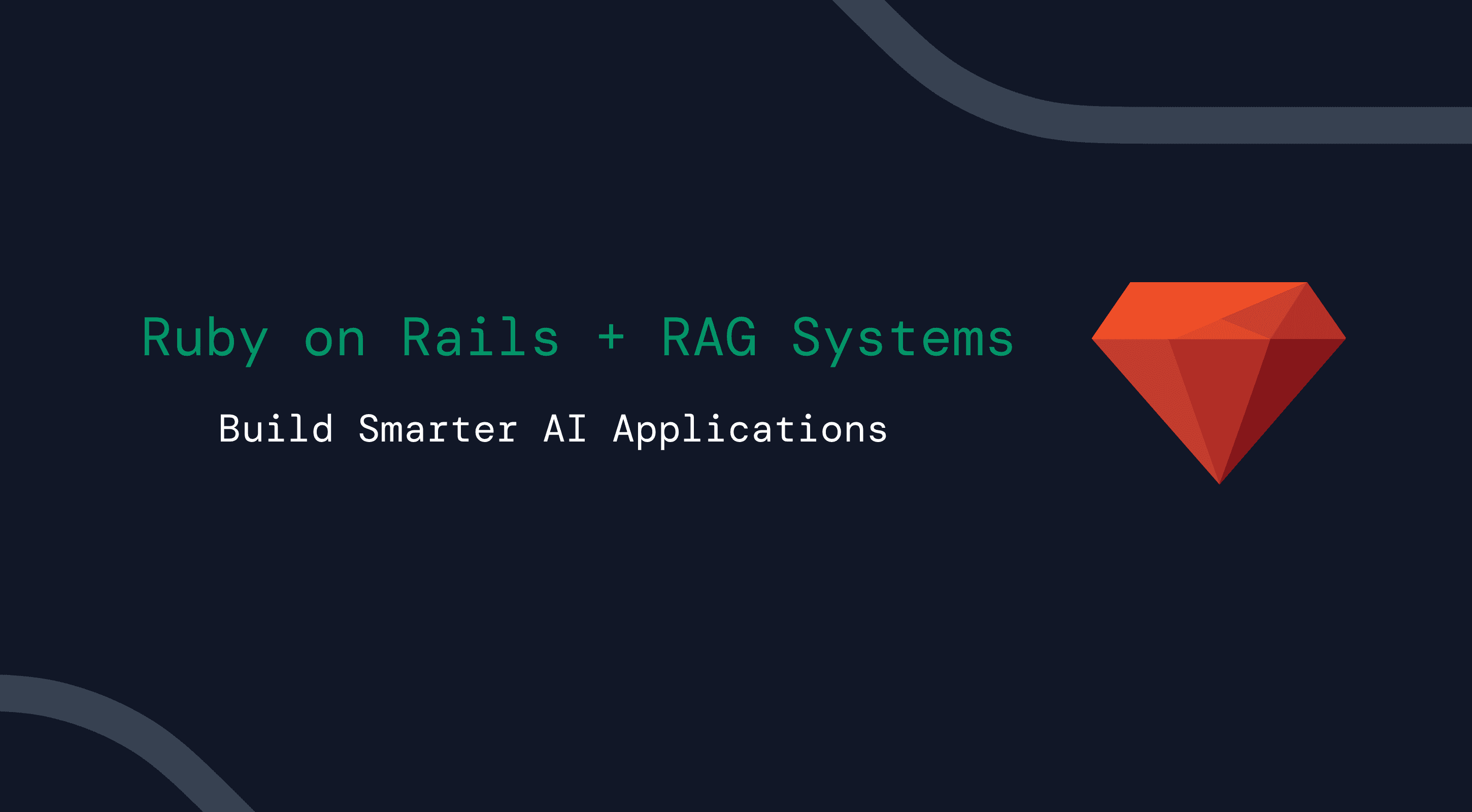 Ruby on Rails and RAG system