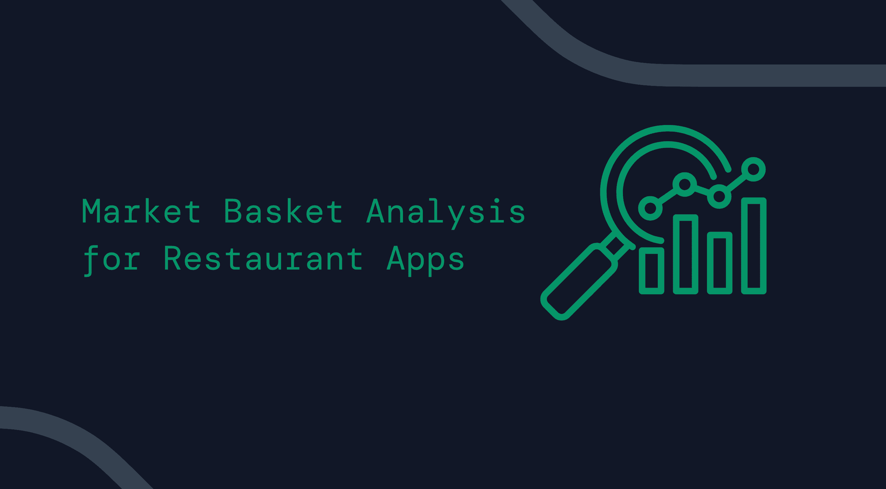 Market basket analytics illustration